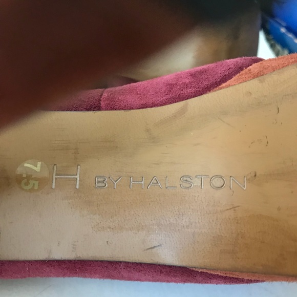 Halston Suede Heels Women’s 7.5💜💜 - Picture 5 of 5